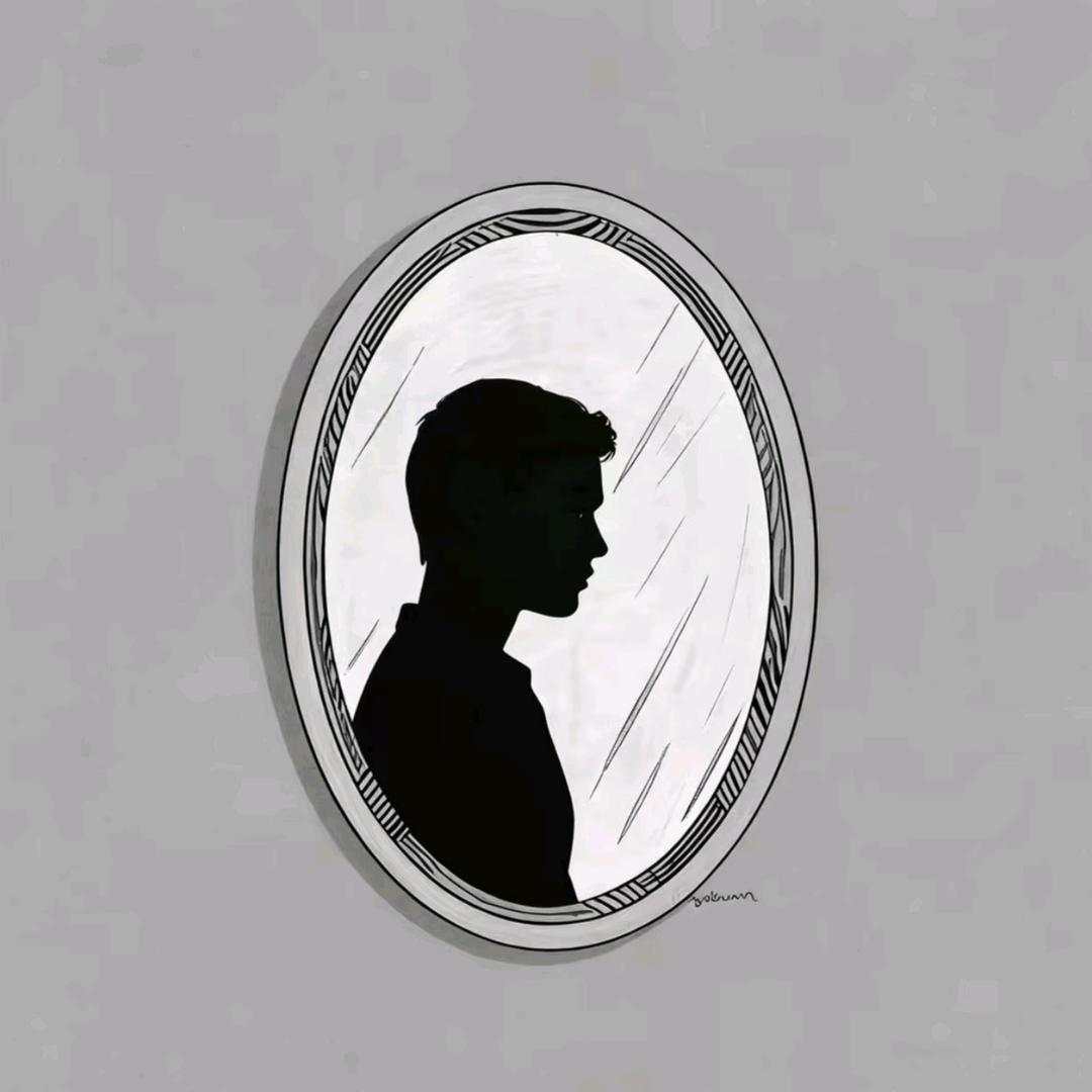 镜中人头像