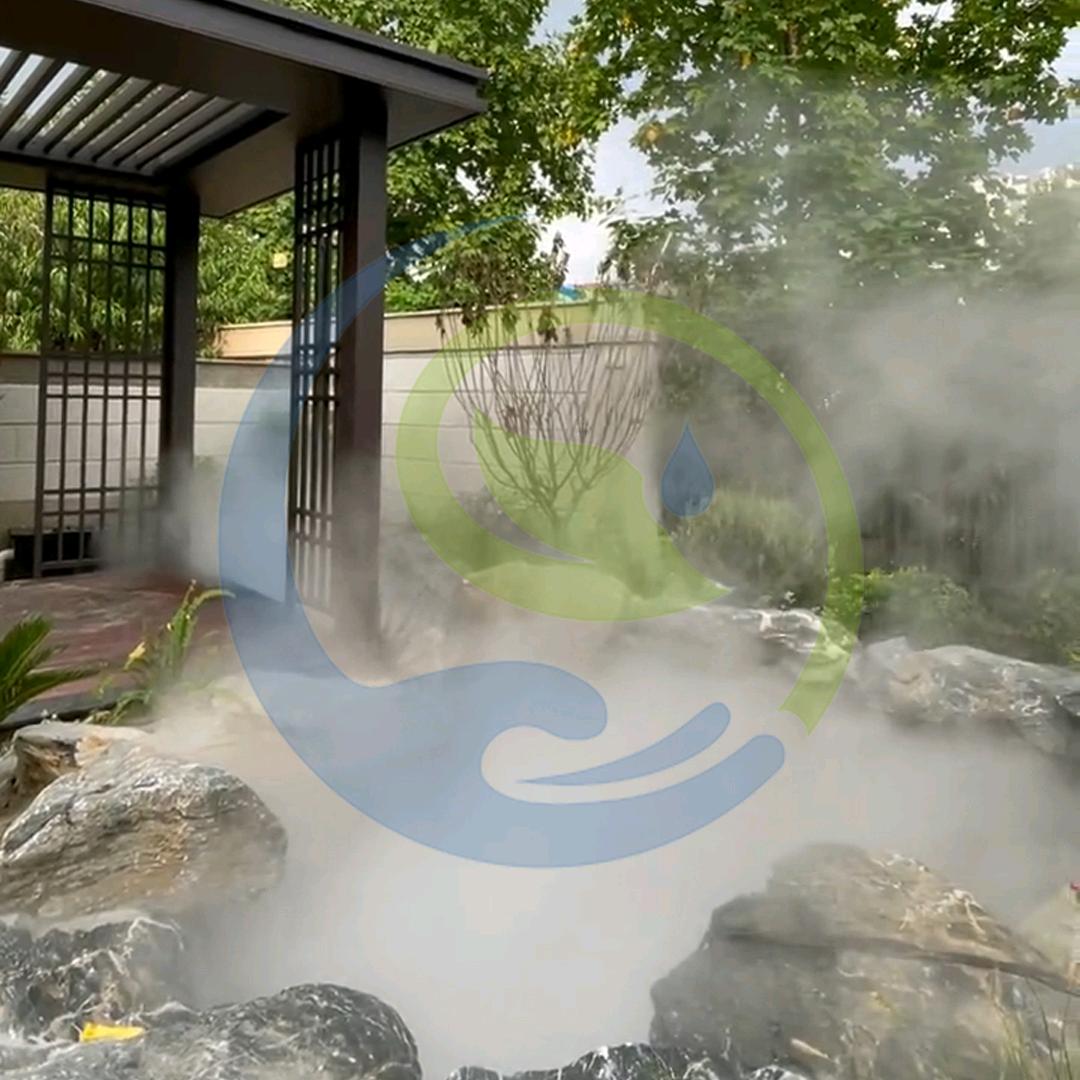 江浙沪别墅庭院灯光雾森景观定制