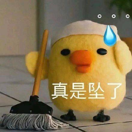 真是坠了
