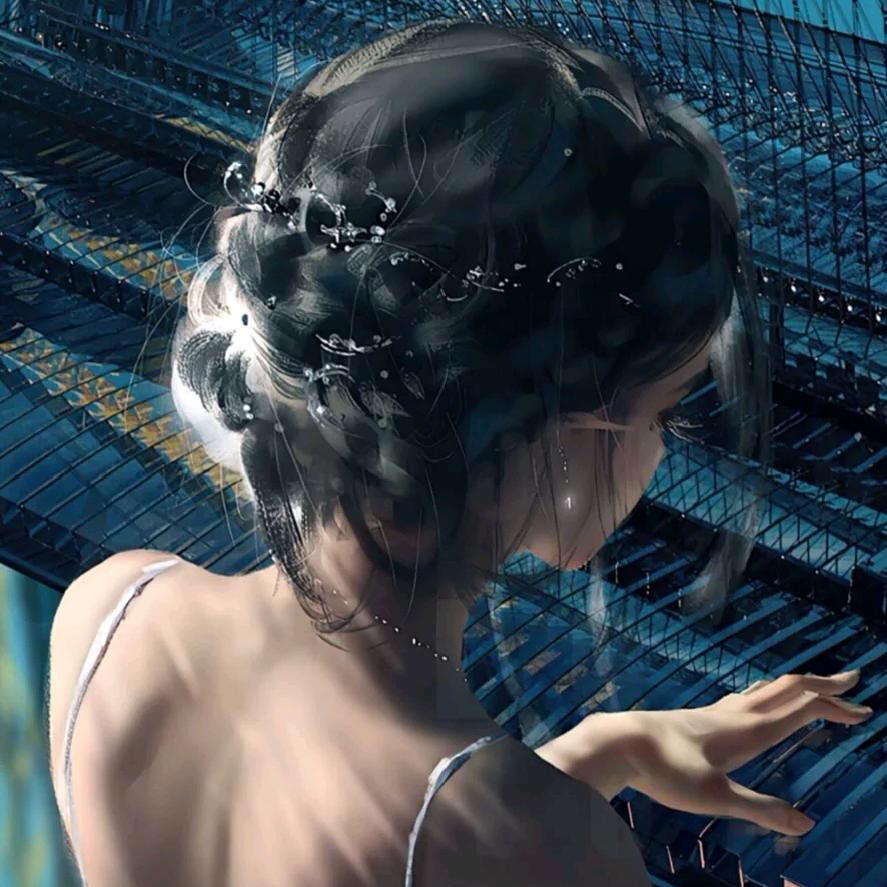 一钩残月向西流