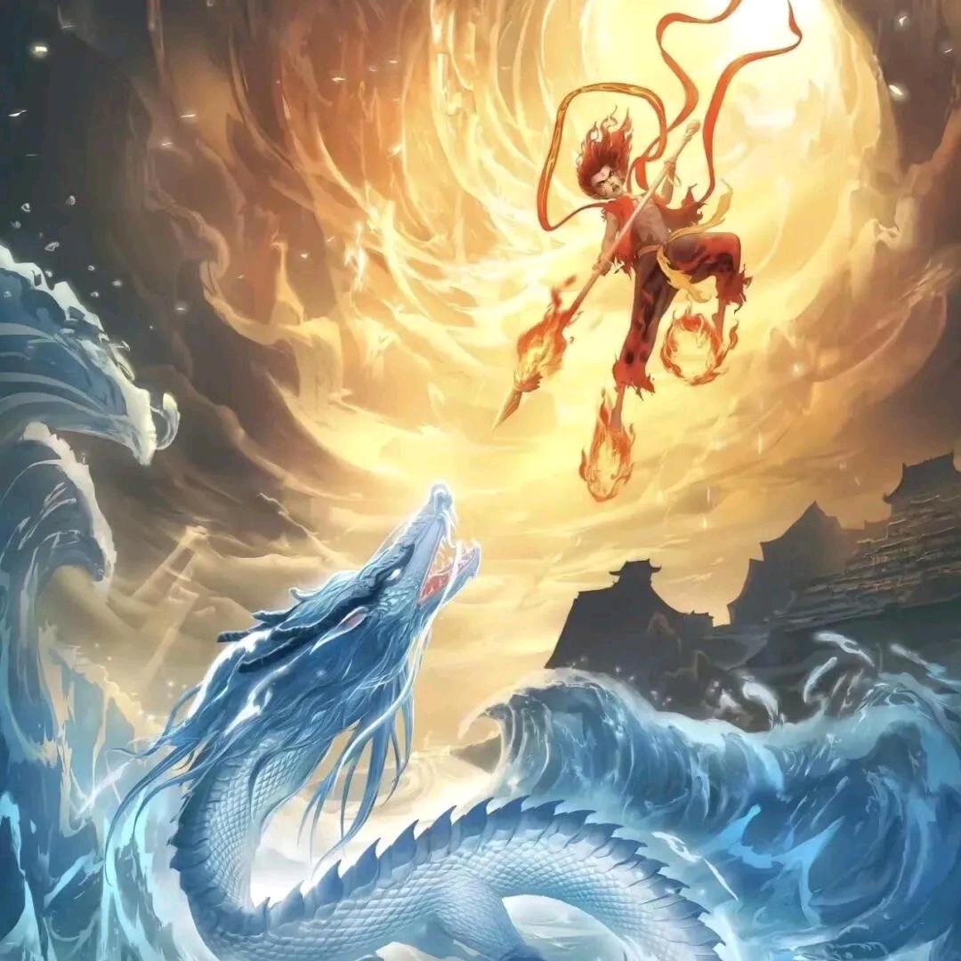 😒😁哪吒和敖丙我叫哪吒我叫敖丙