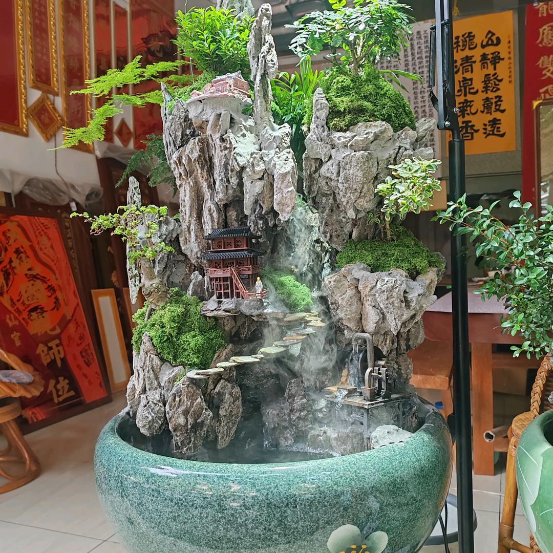 林溪禅庐微观造景