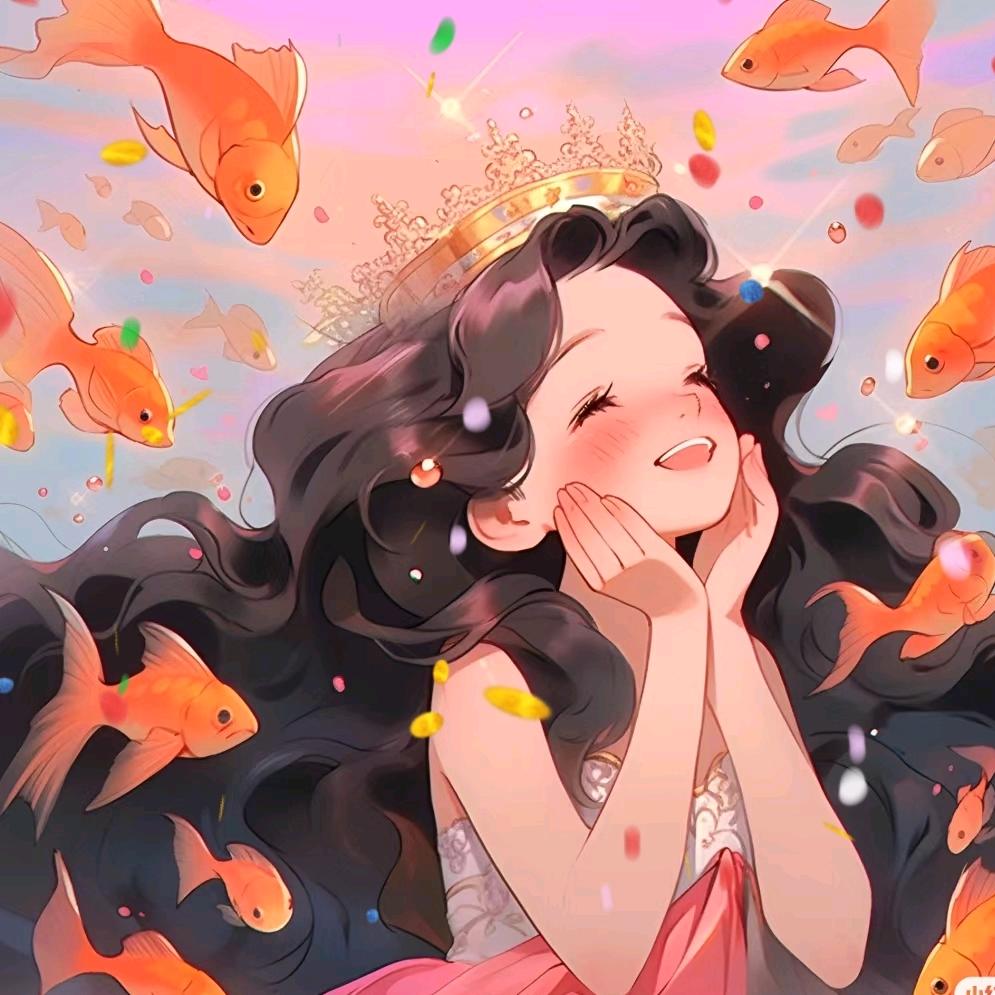锦鲤附体的小妹纸