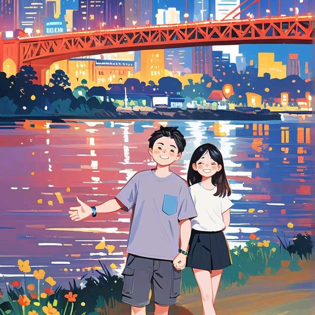 中新情侣Steven和小精灵
