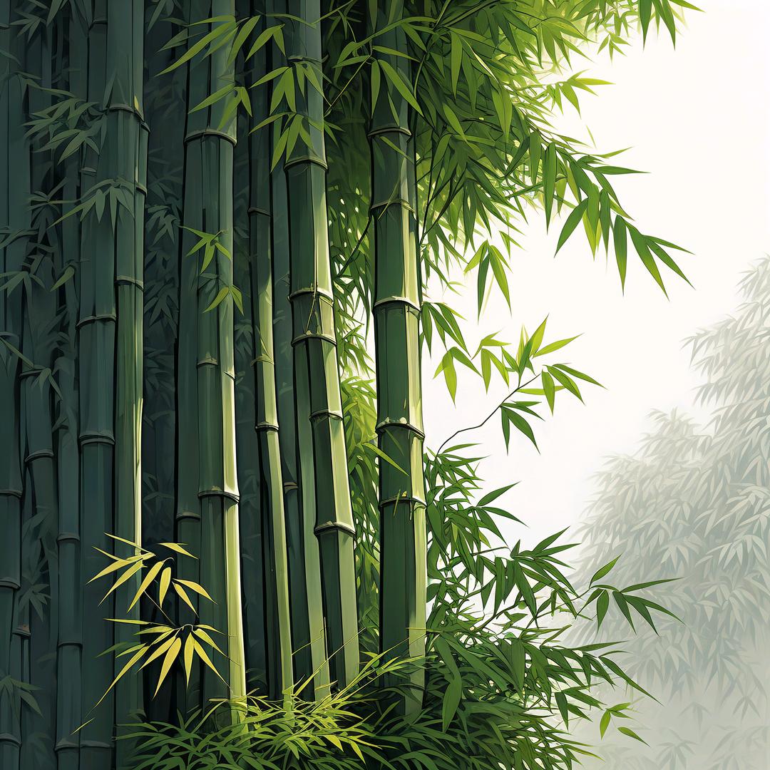 清风竹影