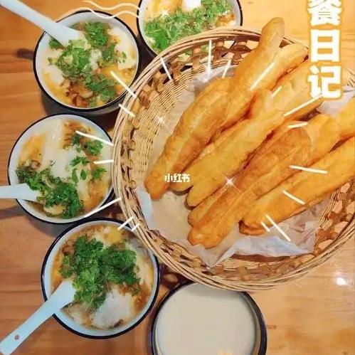 蒸碗老豆腐油条