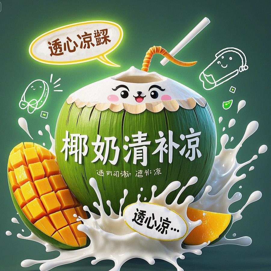海南清补凉青岛摊