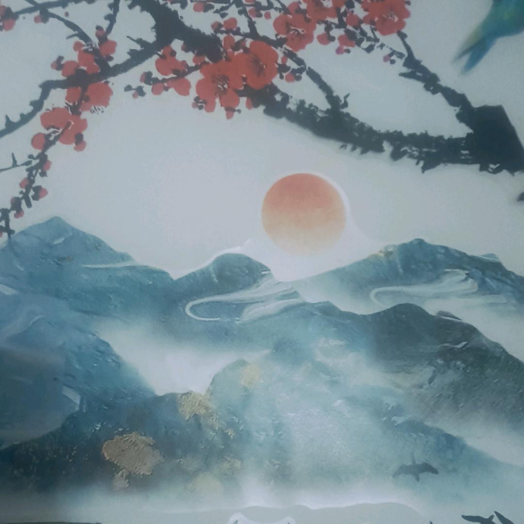 东方曰出，照河山