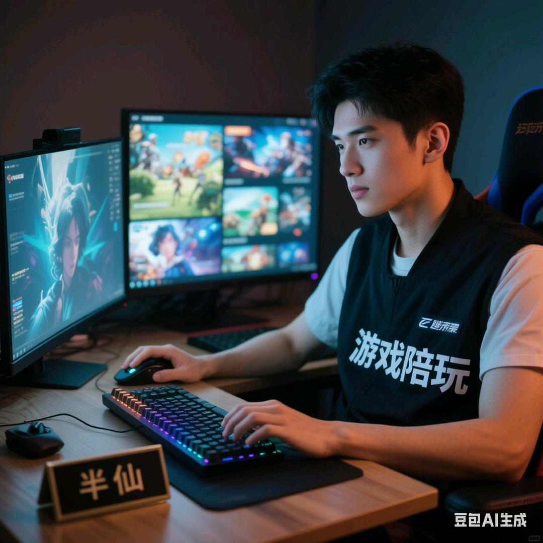 游戏陪玩、半仙