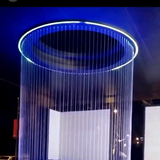 假山，假树，喷泉，冷雾，拉丝水帘，花园