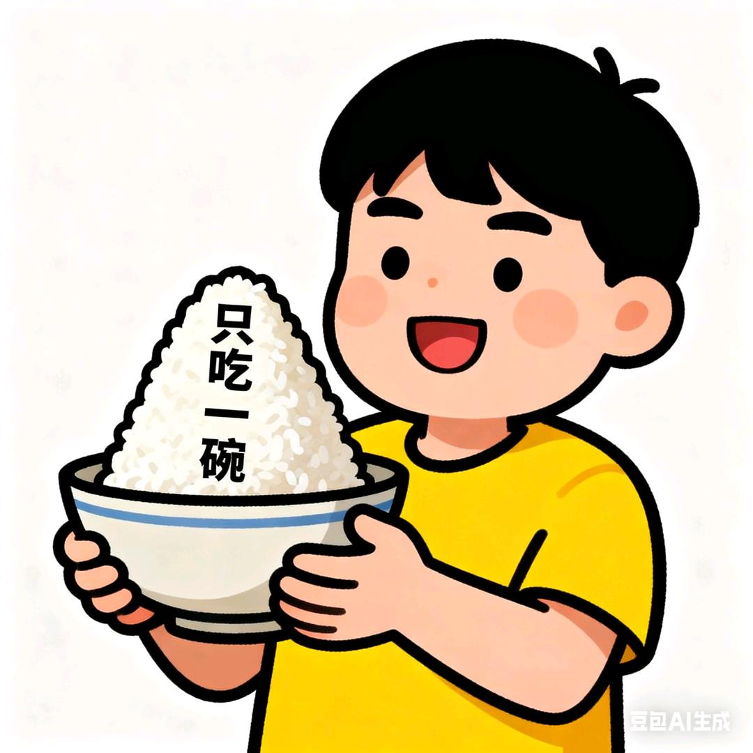 只吃一碗饭