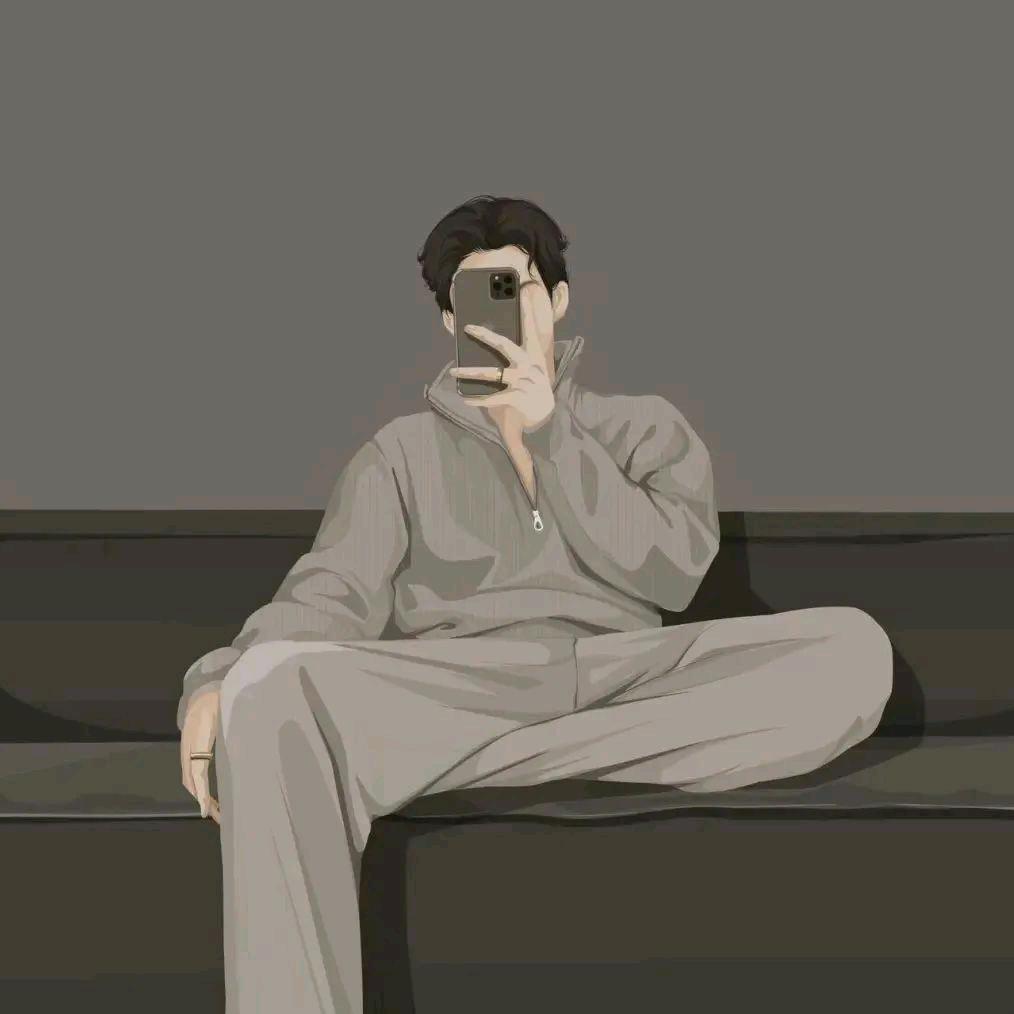 淡然一笑