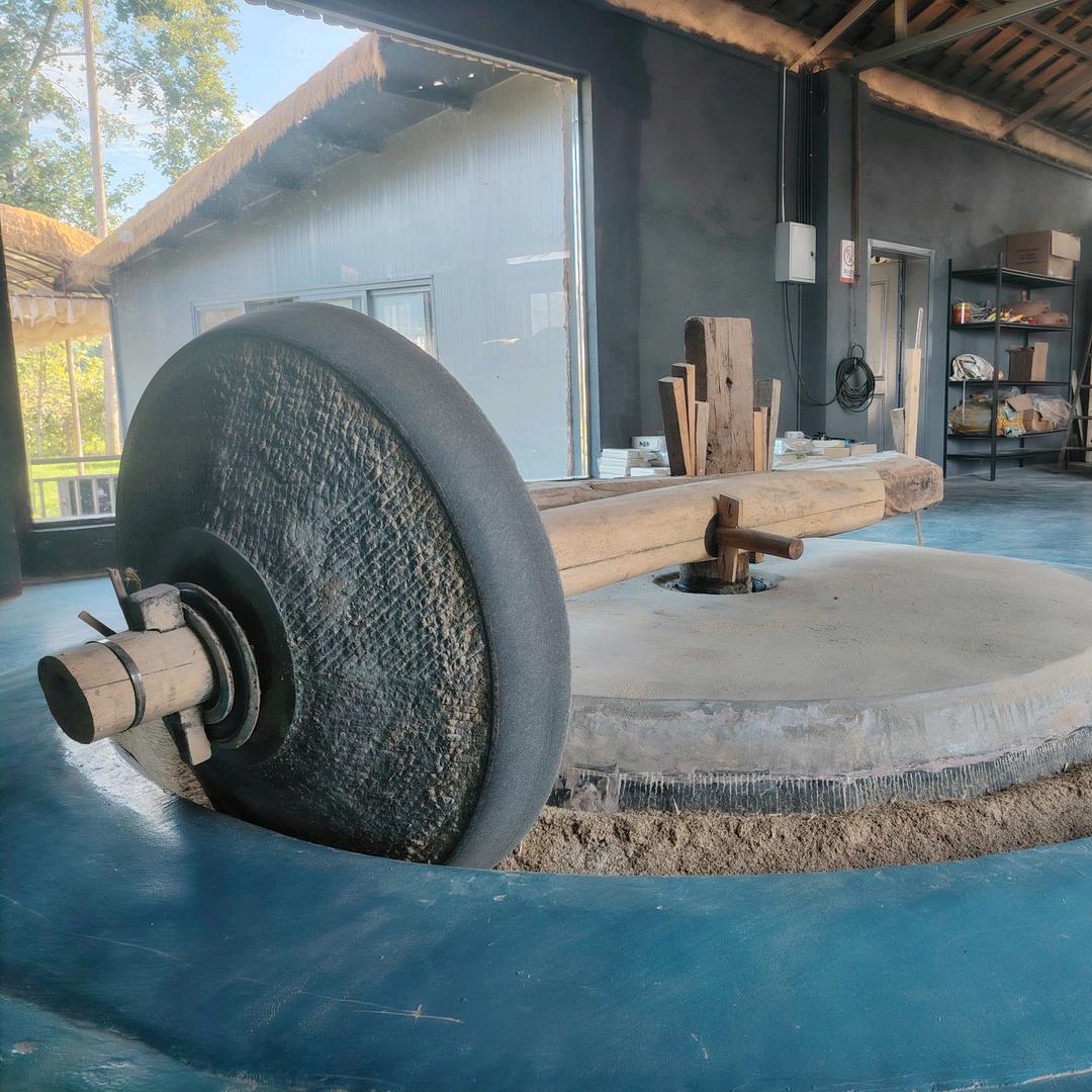 邛崃和乐村水碾米