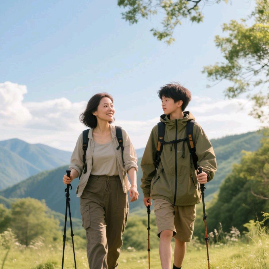 带叛逆娃闯山野