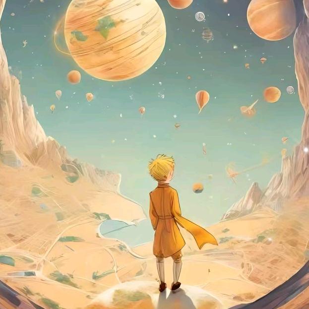 星星上的花