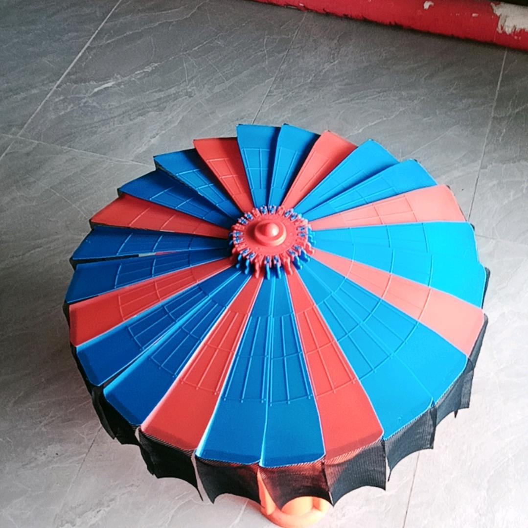 风扇太阳帽