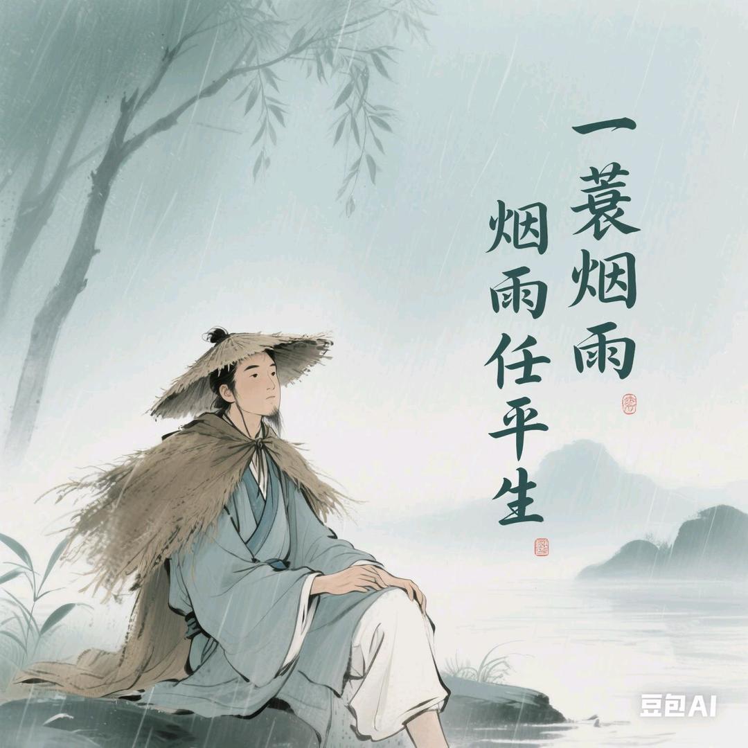 一蓑烟雨任平生