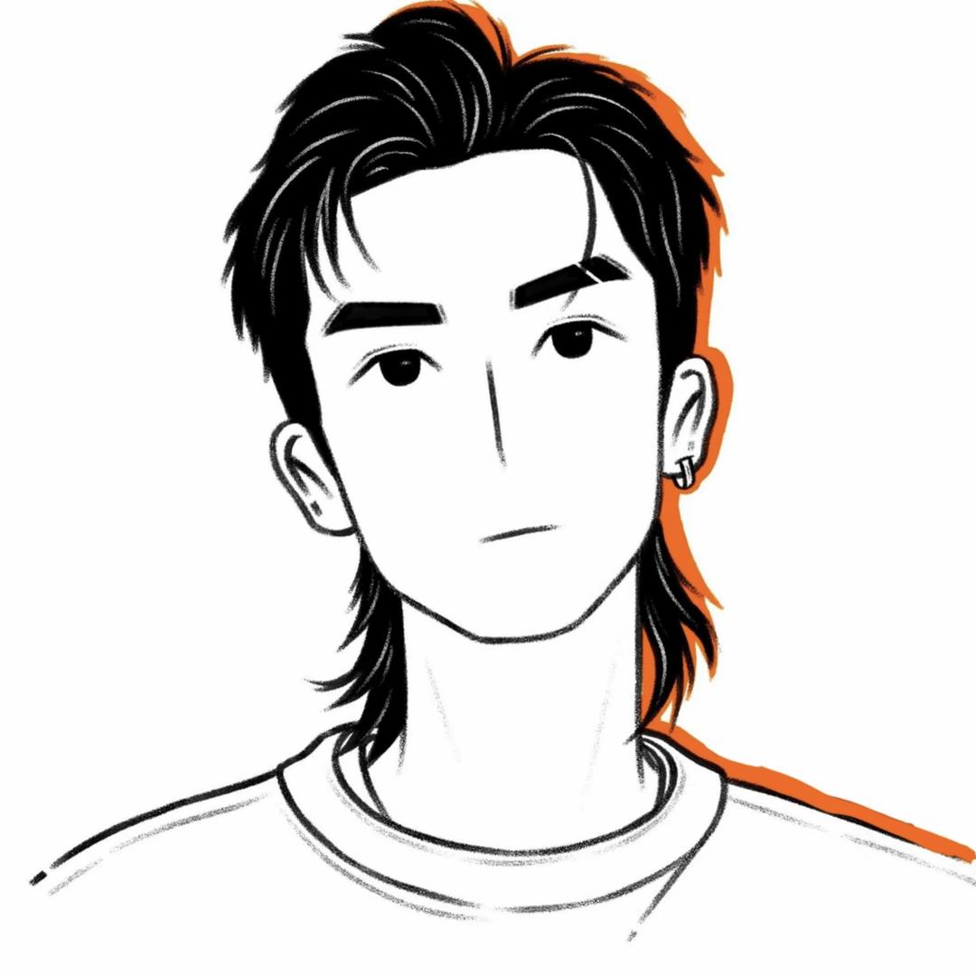 在河边遛狗吹风