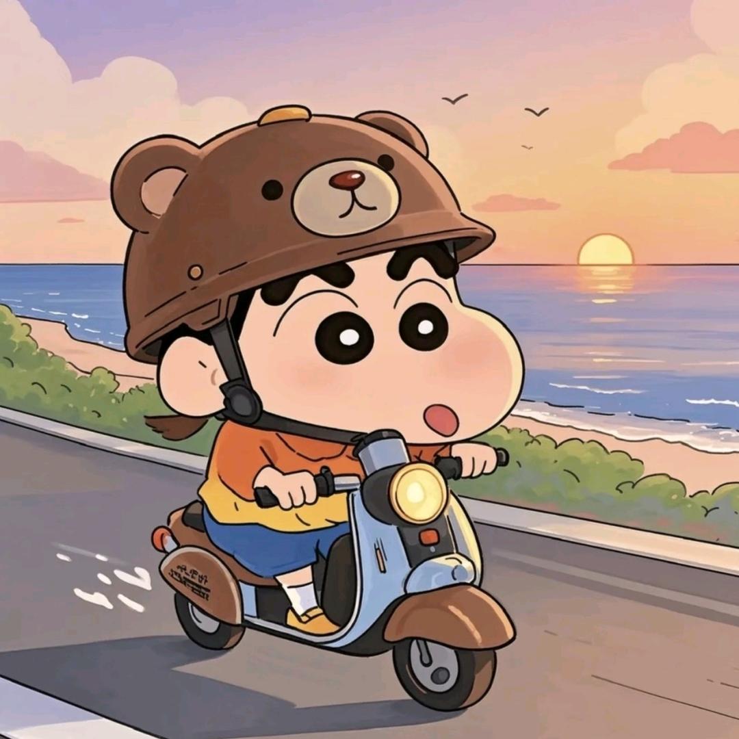 努力的蜡笔小新头像