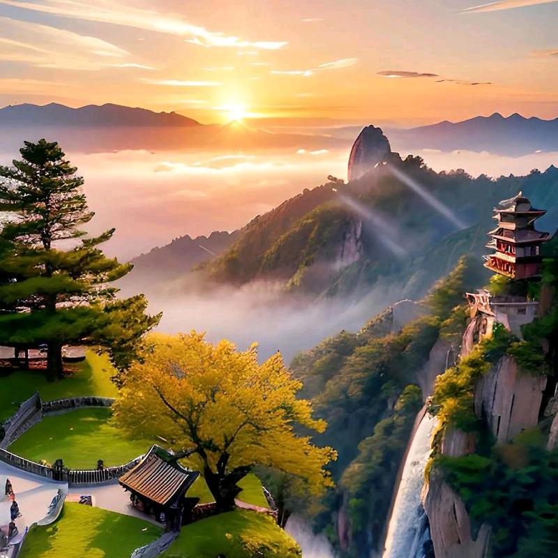 雨寂烟晨