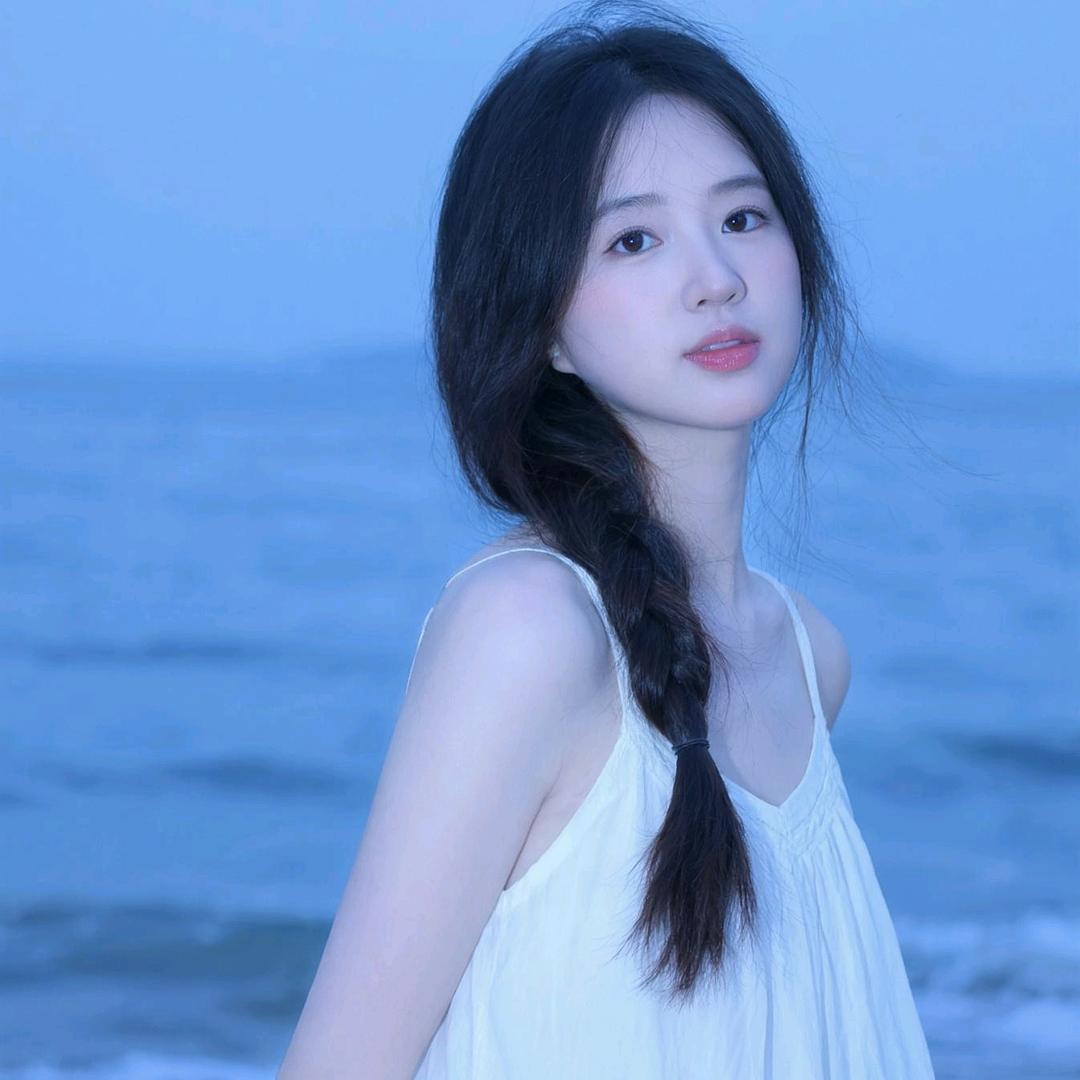 落日的海