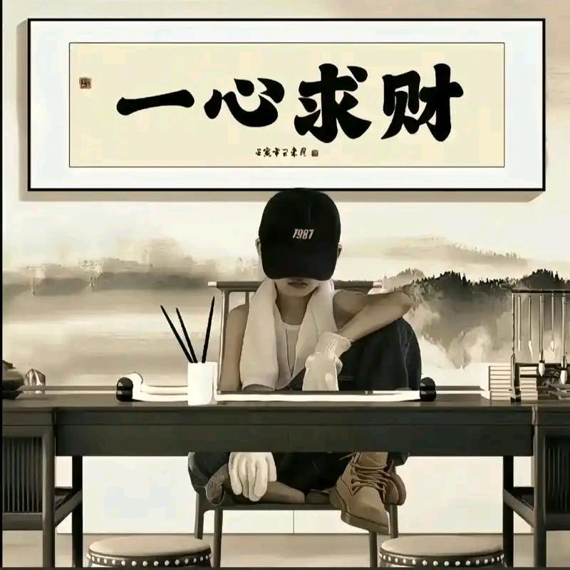 只有低头干活了，才有钱了。