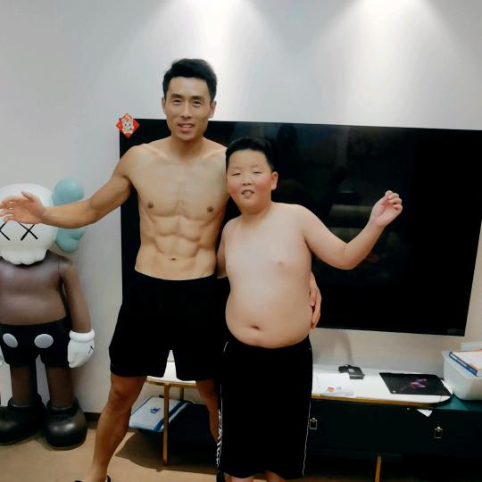 瘦爸胖儿减肥计