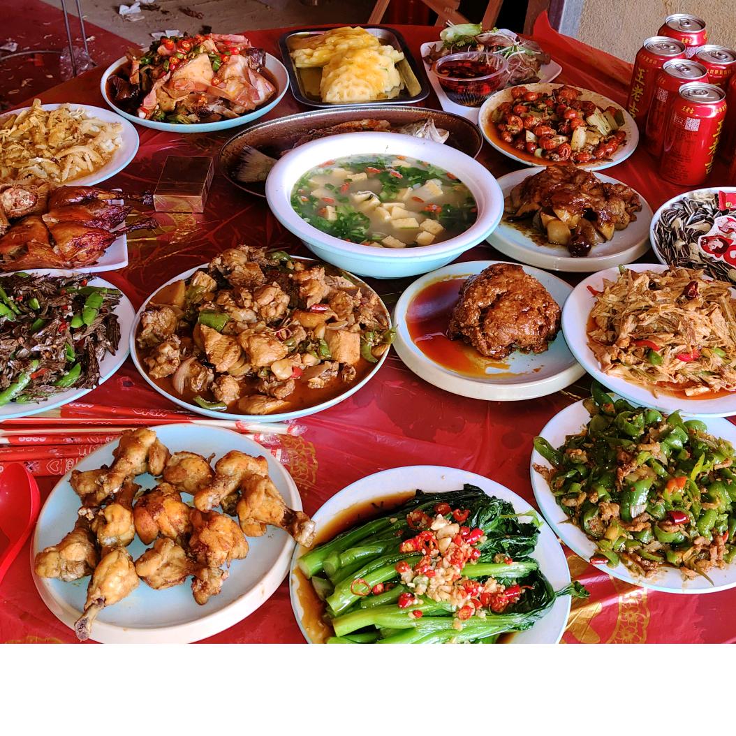 淳化大店庞家餐饮服务队、农机胖娃