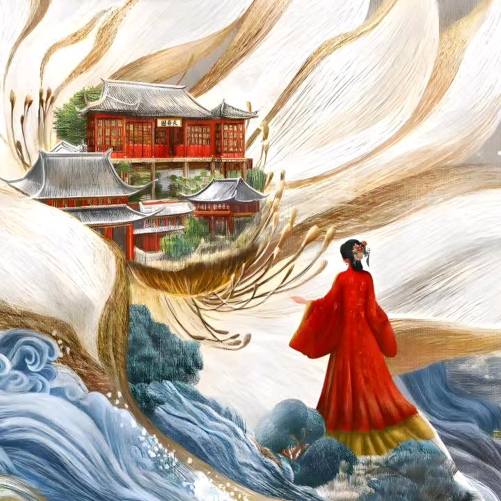 爱吃西瓜的女孩