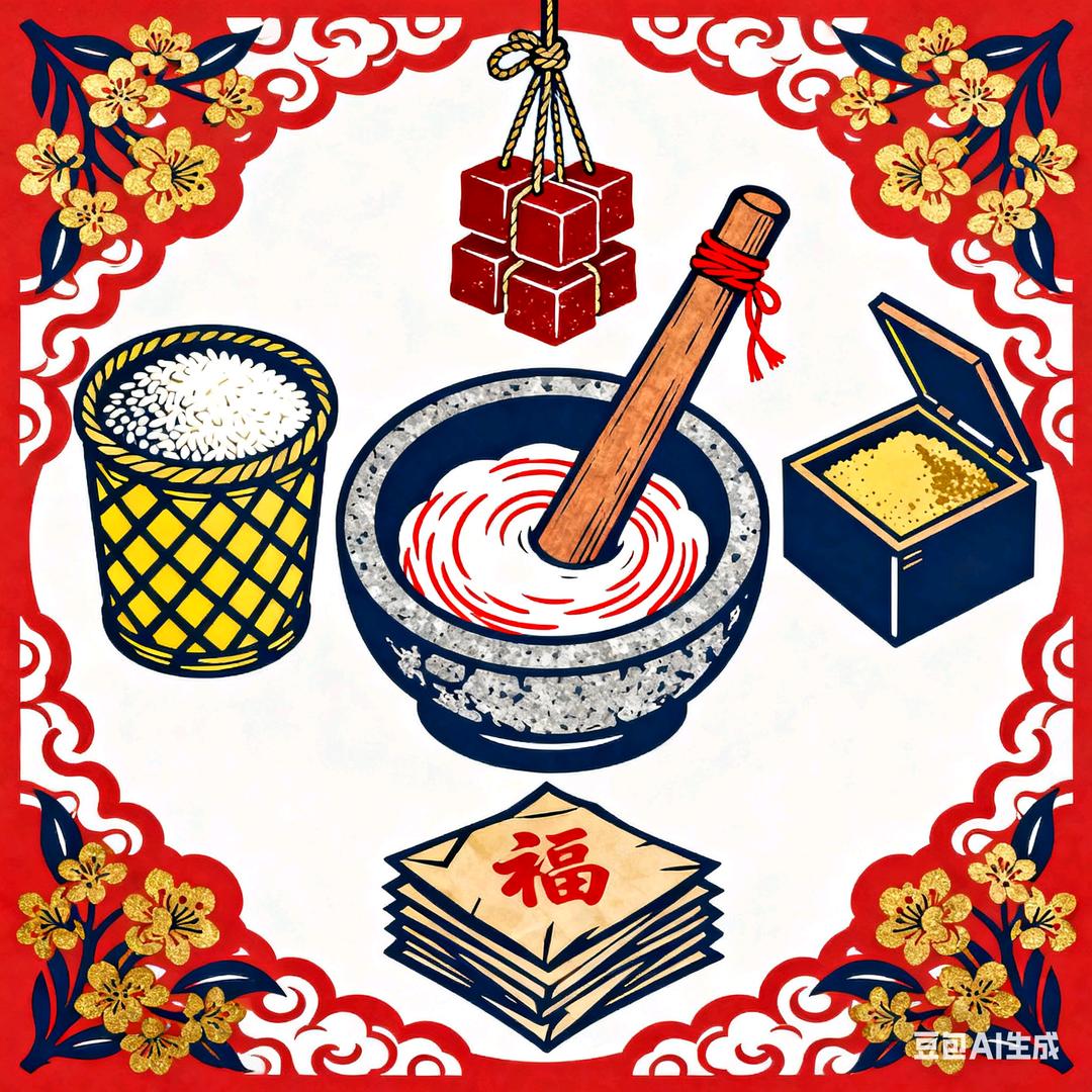 为了生活卖糍粑