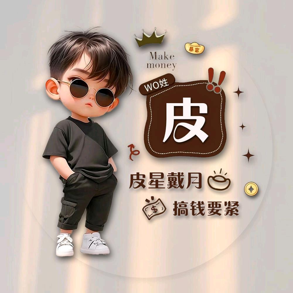 皮星戴月，搞钱要紧