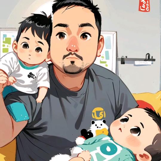 没落教头带俩儿子