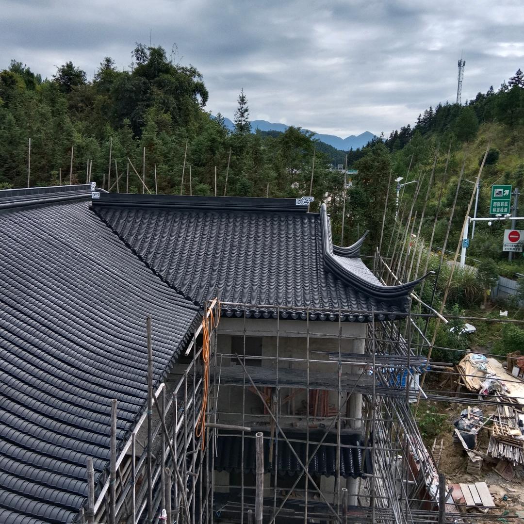 馬、少。苏式瓦面制作