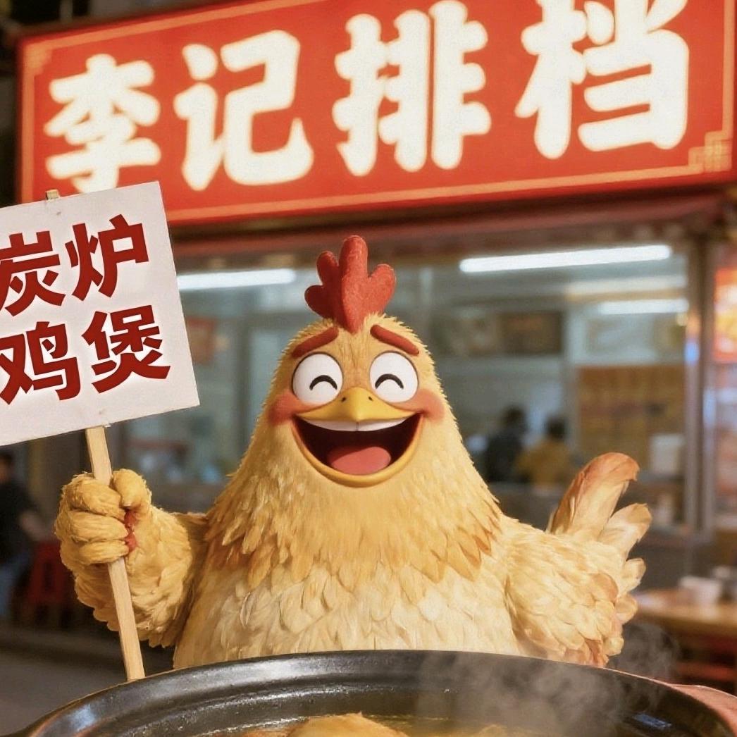 李记大排档·碳炉鸡煲