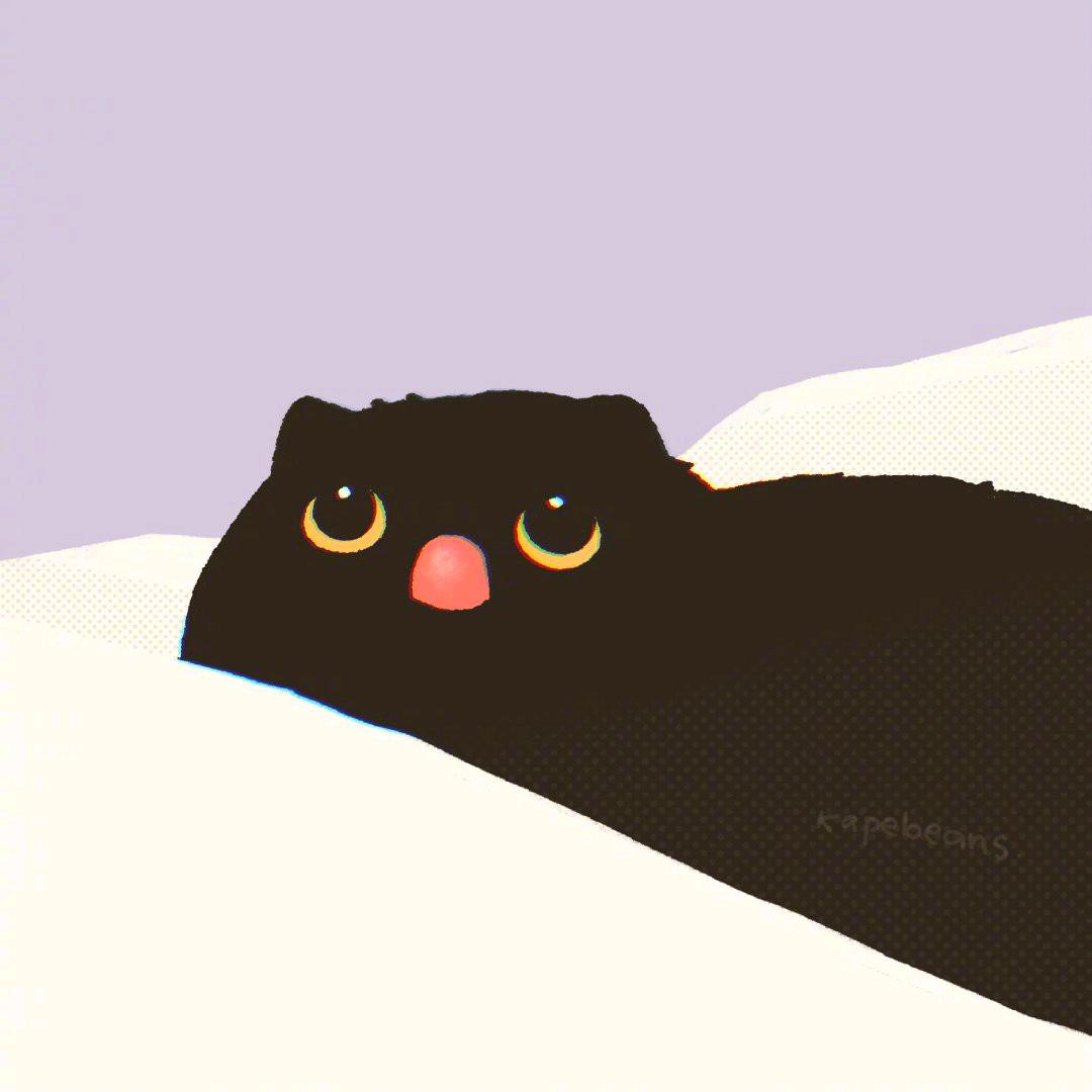 黑猫爱吃芝麻糊
