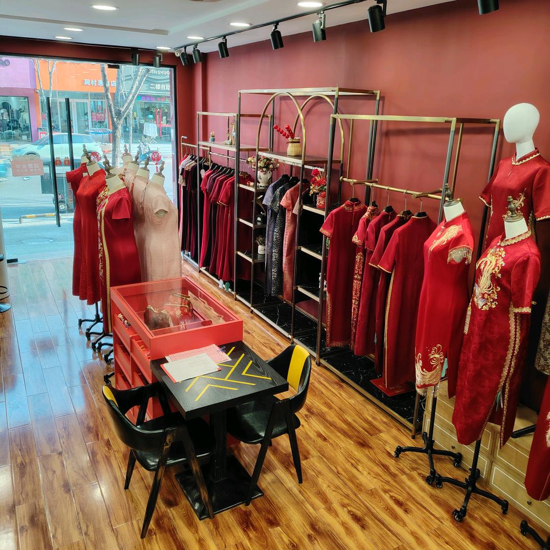 周村红装喜服租售