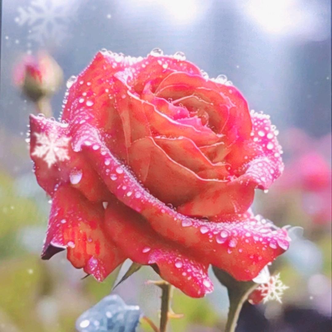红玫瑰花