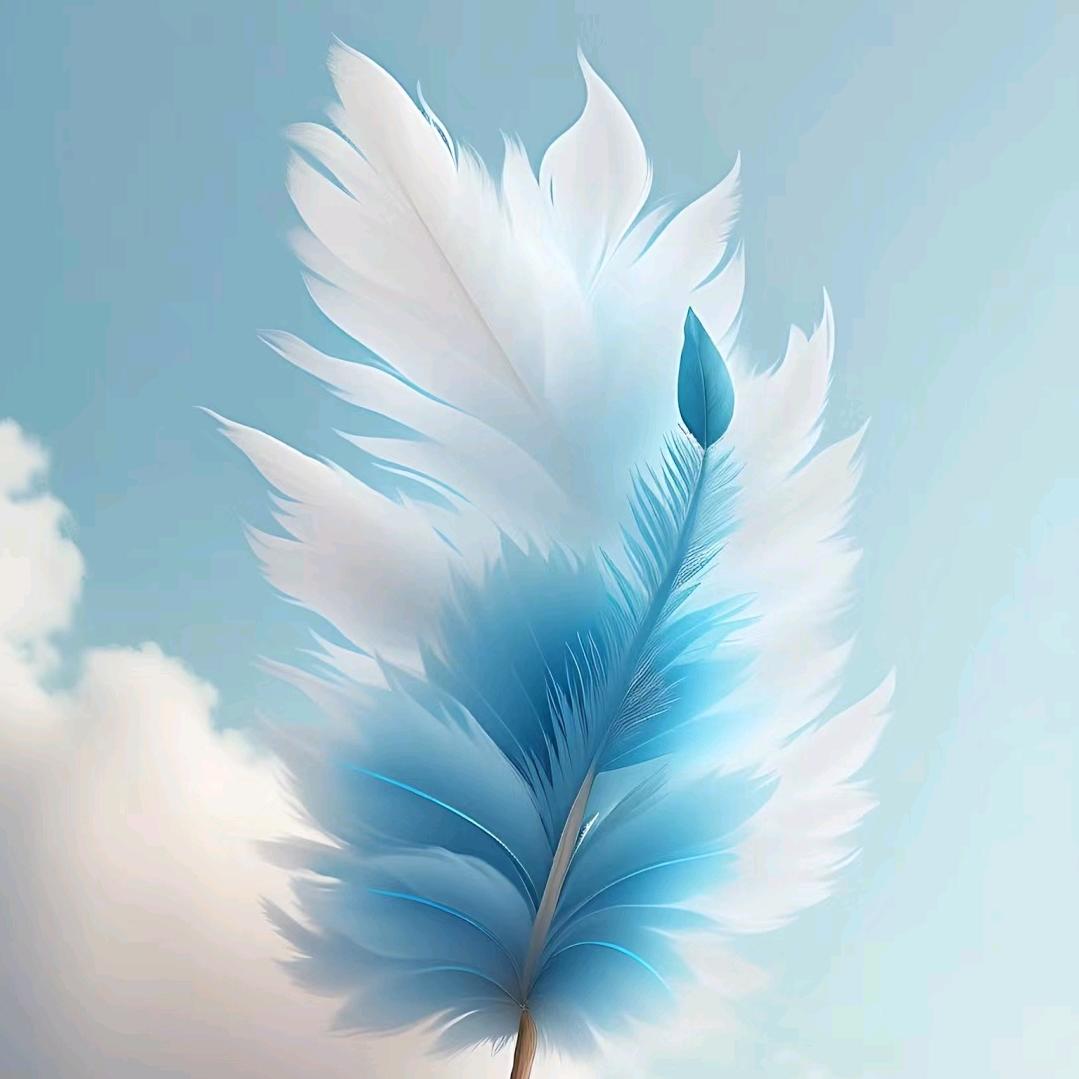 绿色羽毛