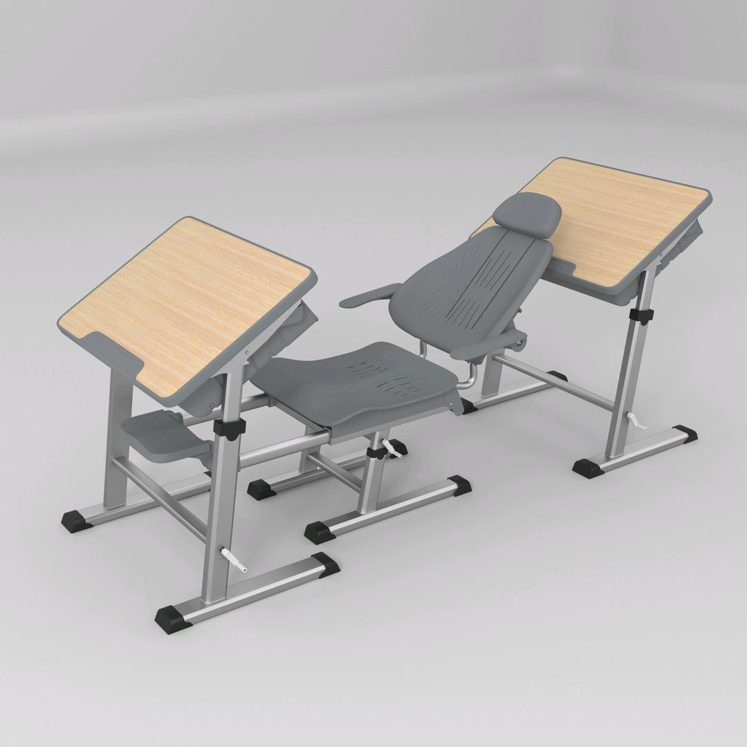 @午休课桌椅 铁床工厂～杨雄