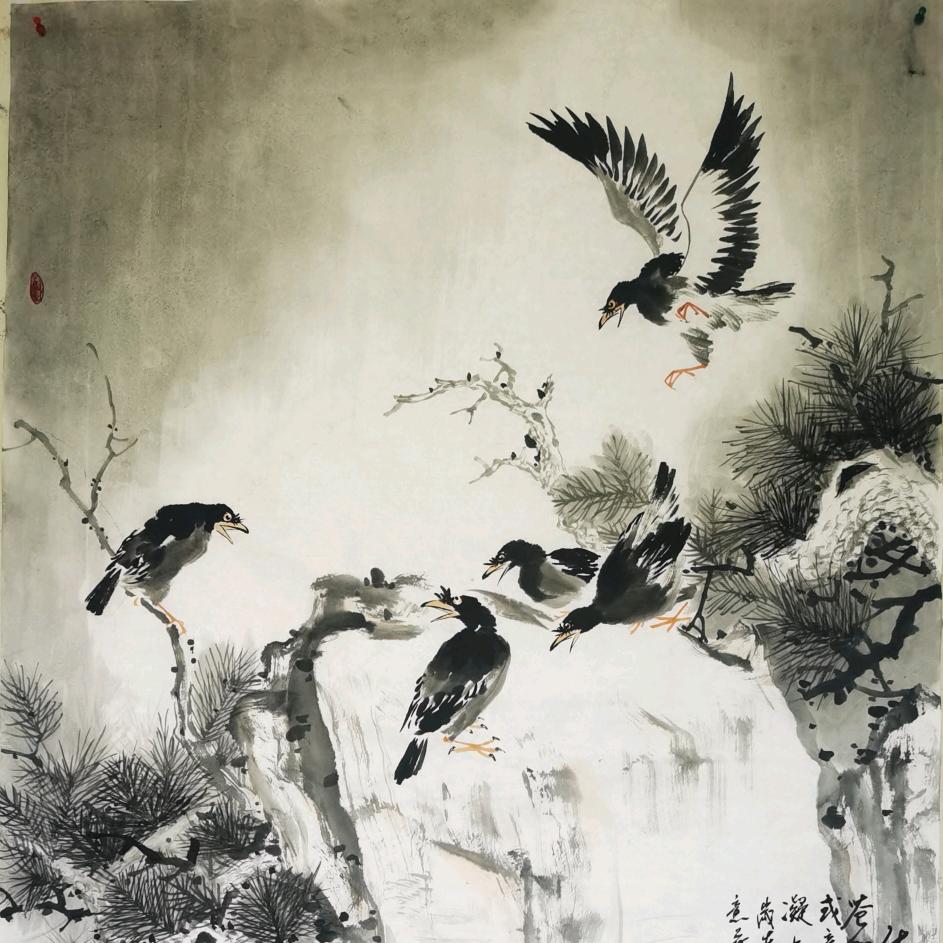 霞光沃丹青