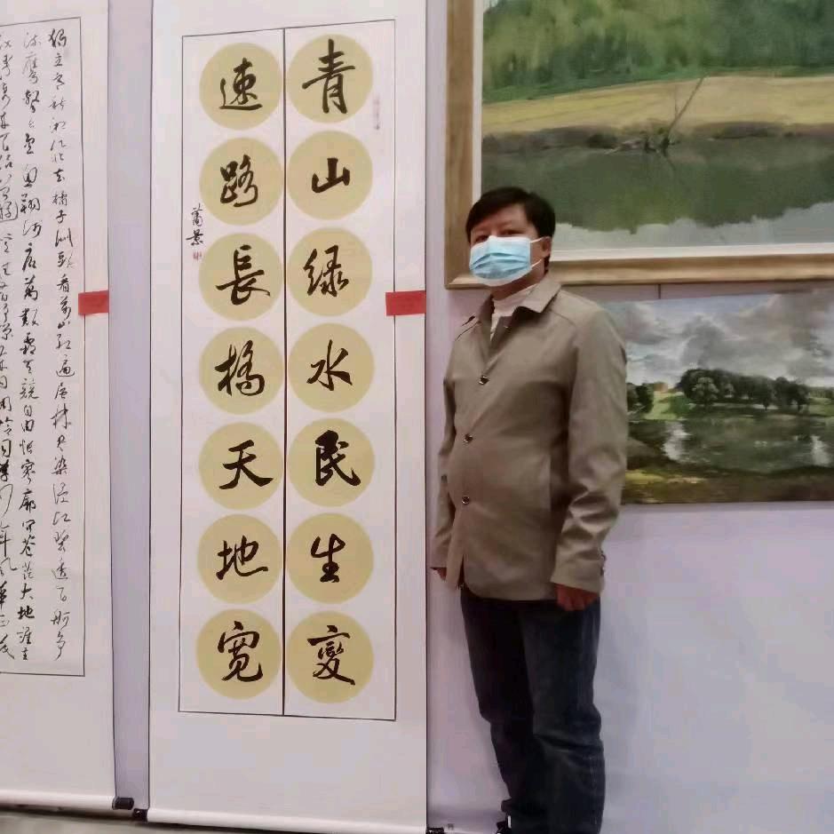 萧景书法上栗县栗江路维也纳对面代写对联处