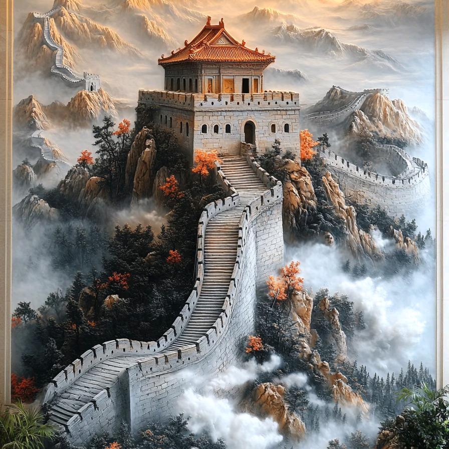 浮雕。墙绘。徐姐