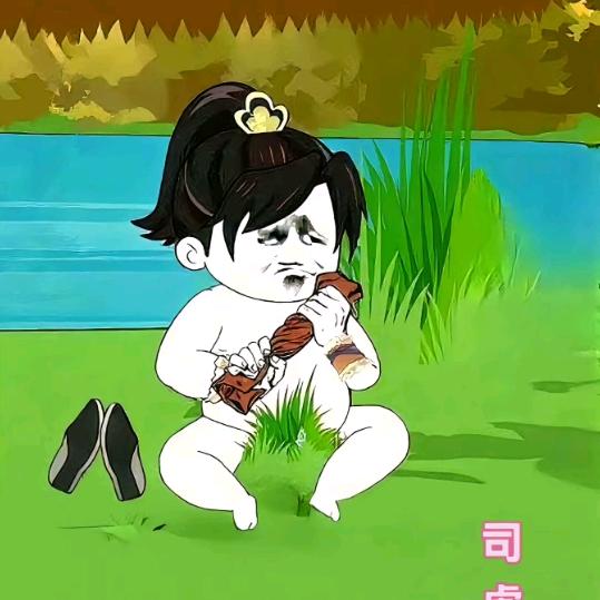 我嘴上叼着烟左手提着奶瓶右手提着酒去逛街