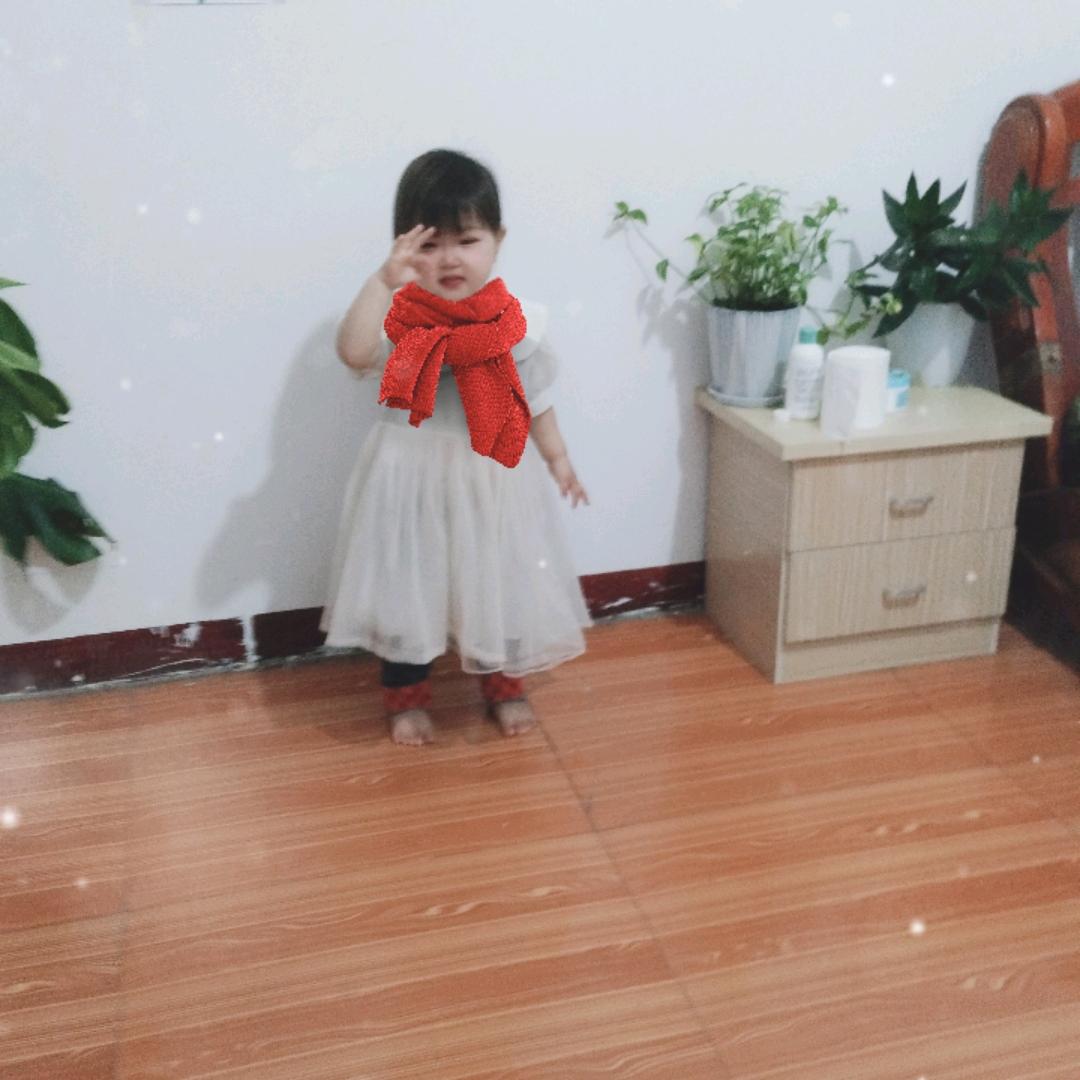 我宝贝慢慢长大了