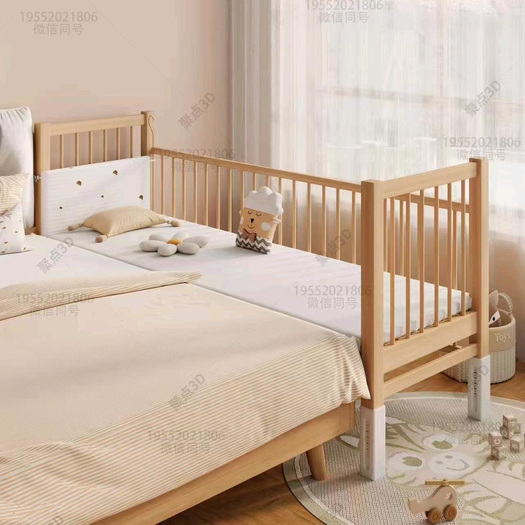 榉木拼接床批发