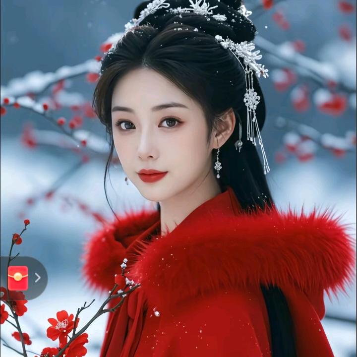 唯有雪花知我意  已把相思写满天