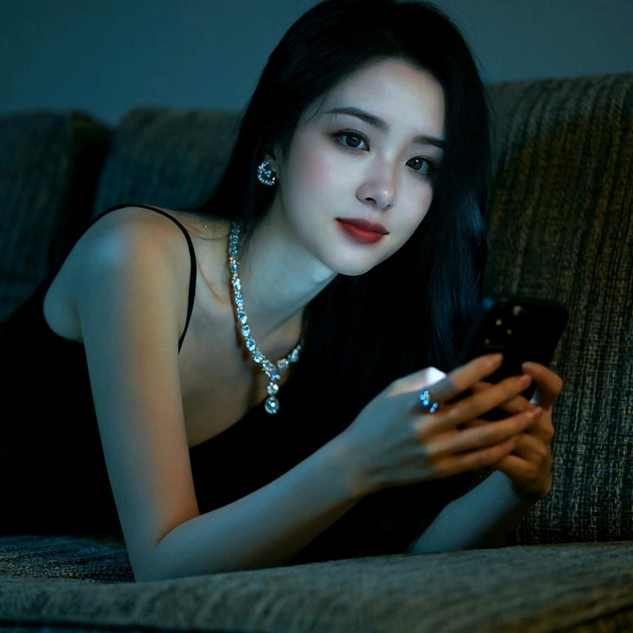 她。