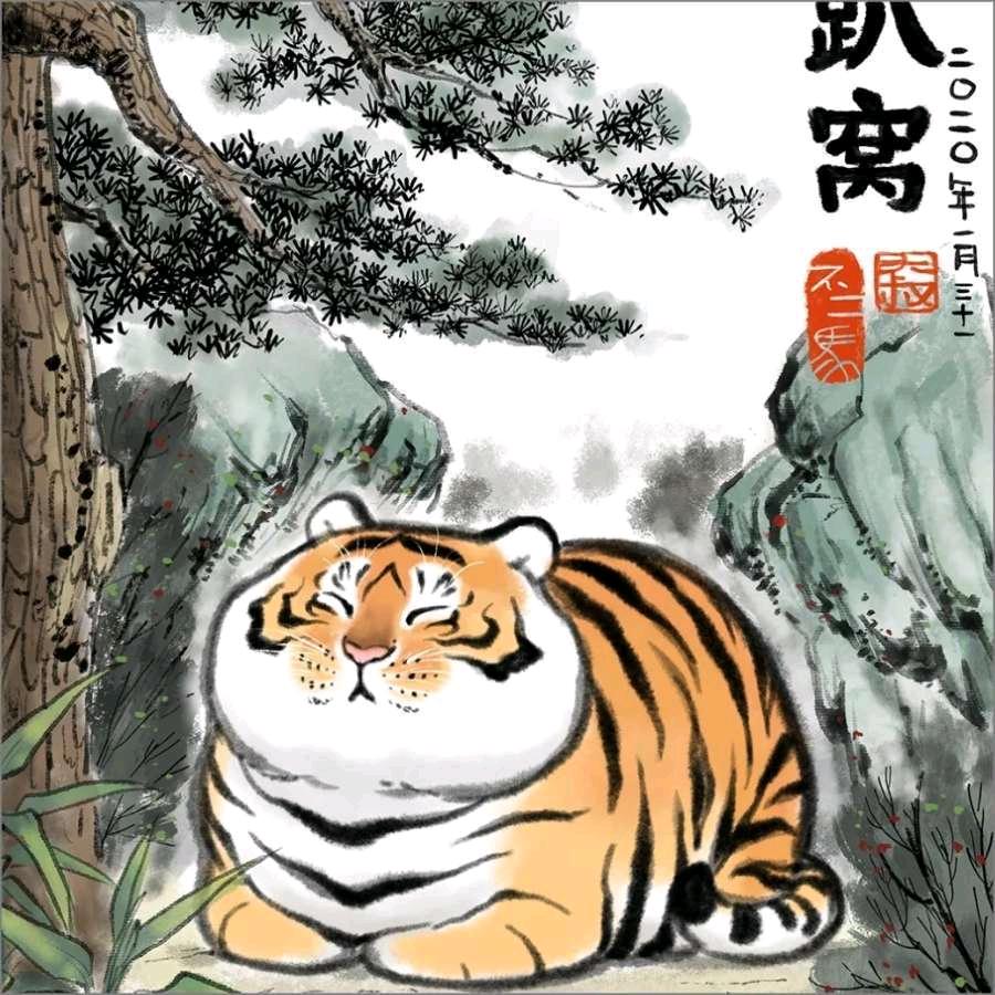 一只小老虎🐅