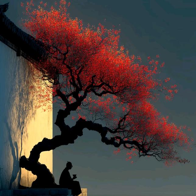 她说、花落了