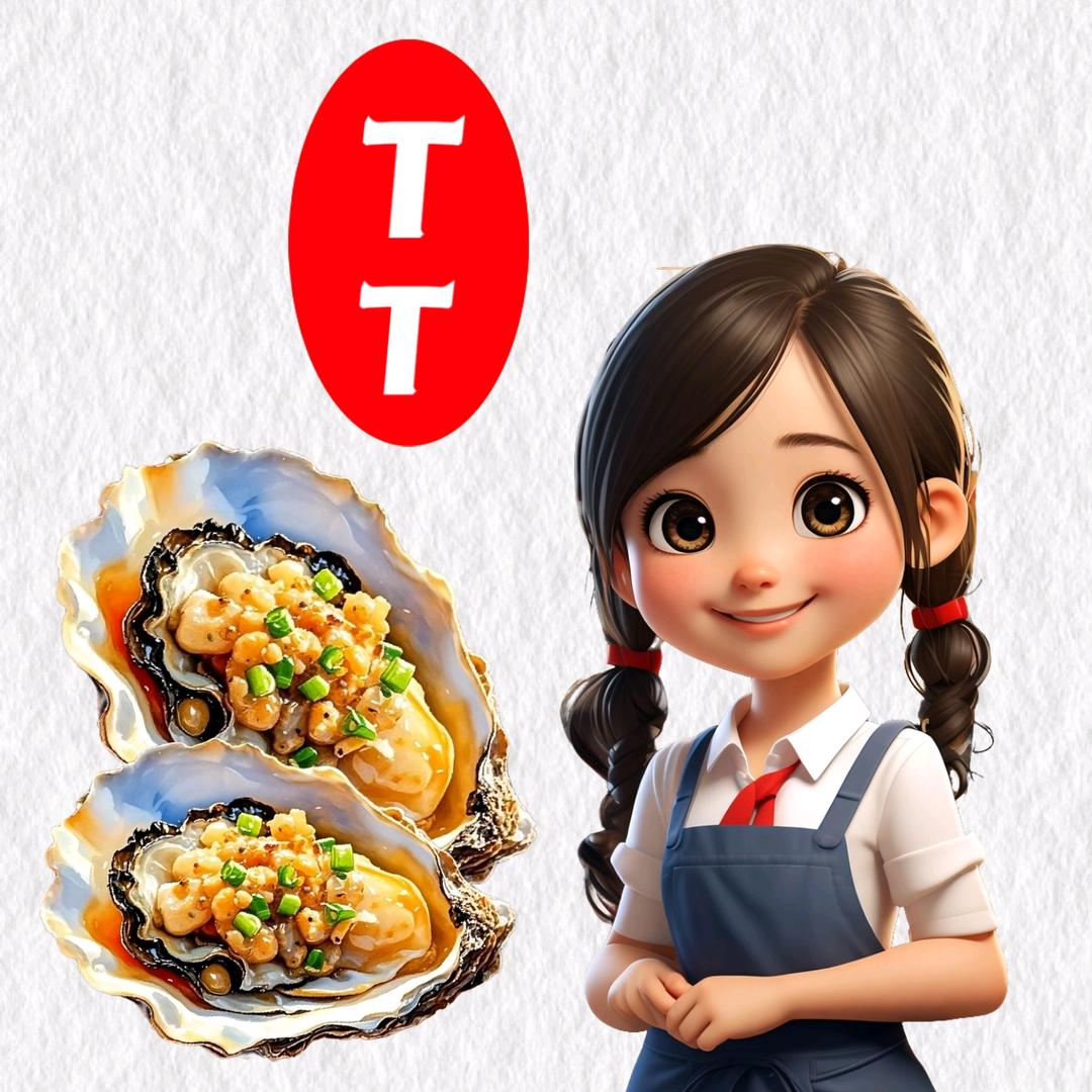 TT两元烤生蚝长垣首家 银河新天地摊